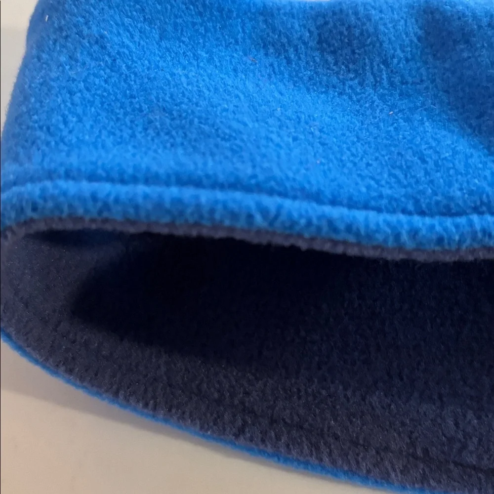 Kids North Face Royal Blue Fleece Headband with Navy Lining  Blue North Face
